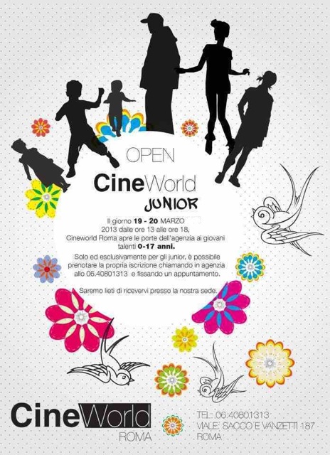 OPEN CINEWORLD JUNIOR / MARZO